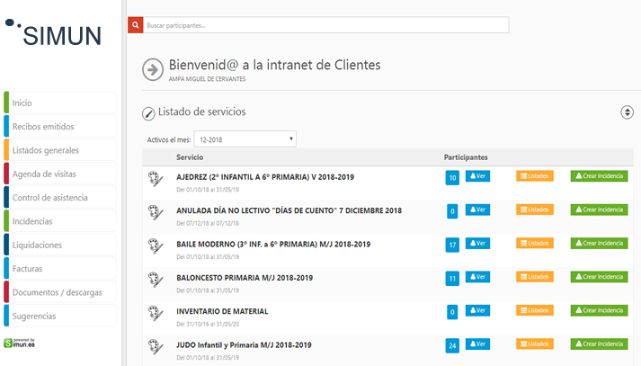 Intranet de Clientes